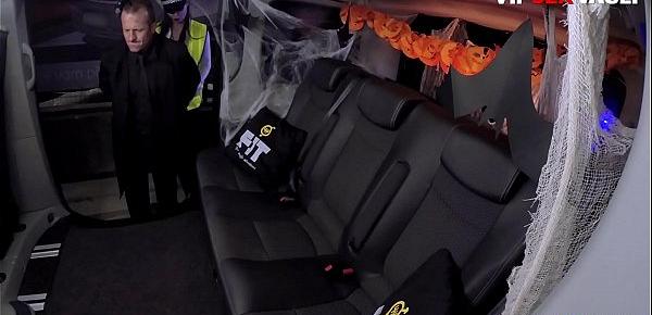  VIP SEX VAULT - Jasmine Jae - Halloween Sex On The Van With A Busty Police Officer Lady